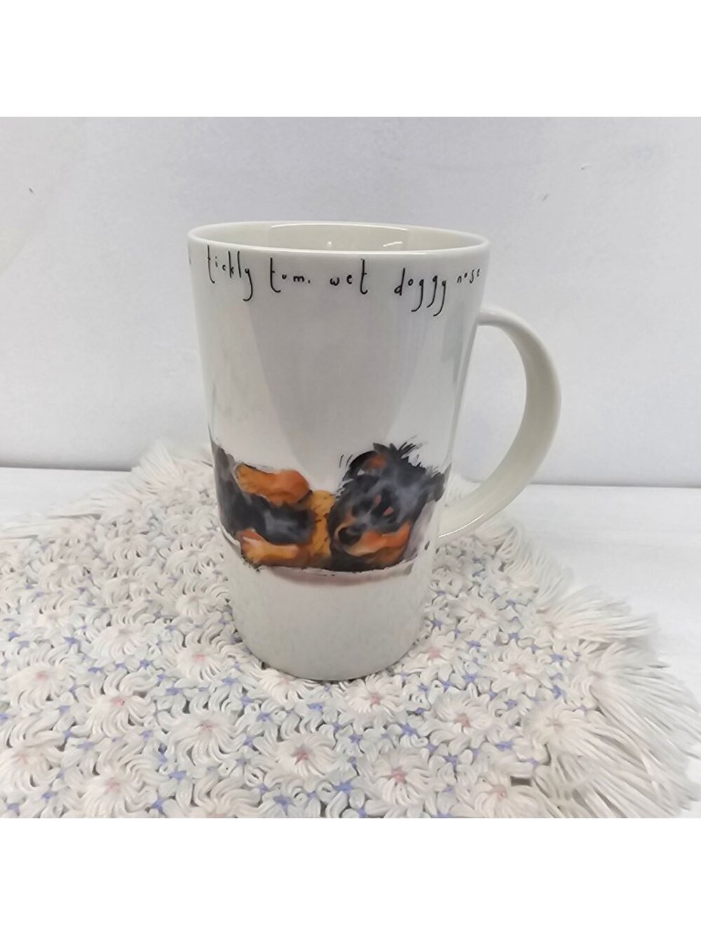 The Leonardo Collection "Tickly Tum, Wet Doggy Nose Fine China Mug